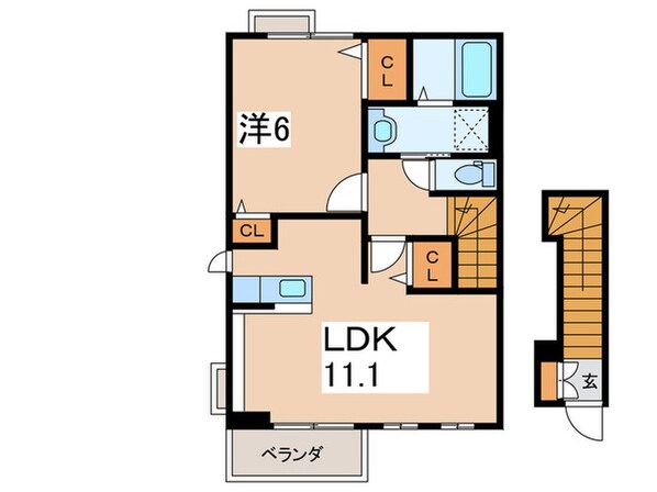 プリムヴェール湘南の物件間取画像